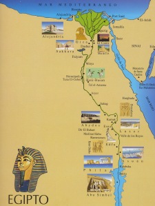 mapa antiguo egipto